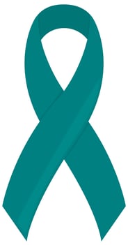 PCOS Teal Ribbon