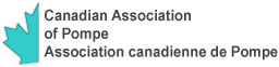 canadian association of pompe logo, connected health platform
